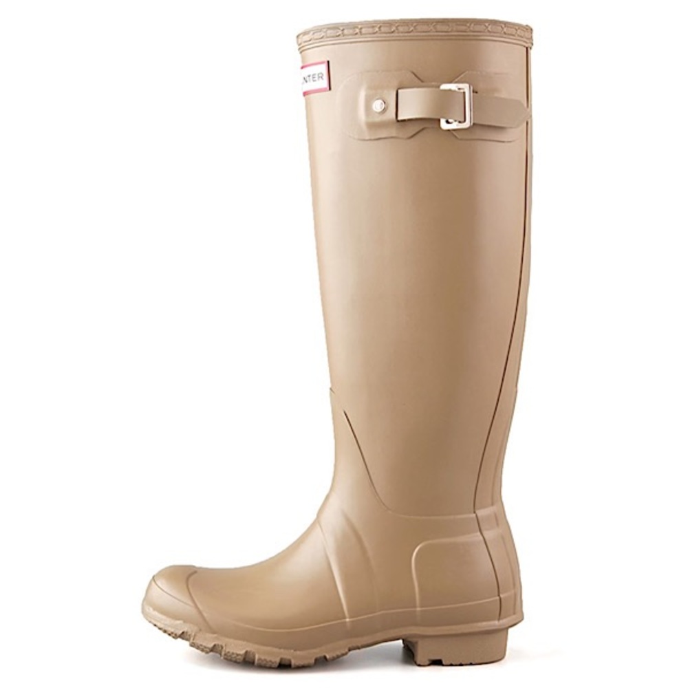 Hunter Original Tall Boots in Cafe Latte - Picture 2 of 12